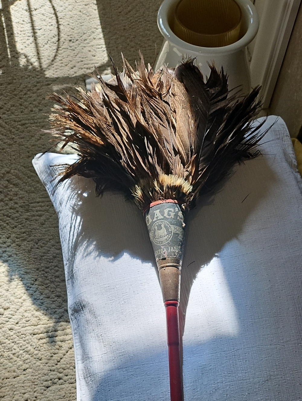 Hoag Duster Co. Antique Turkey Feather Duster